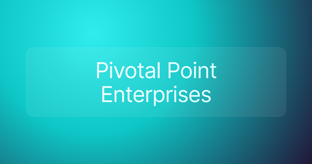 Pivotal Point Enterprises
