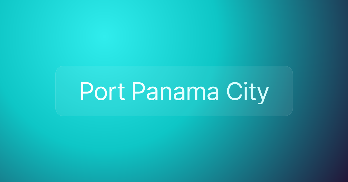 Port Panama City