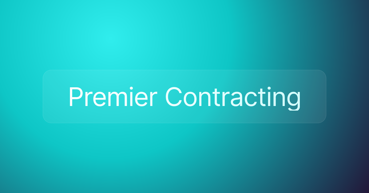 Premier Contracting