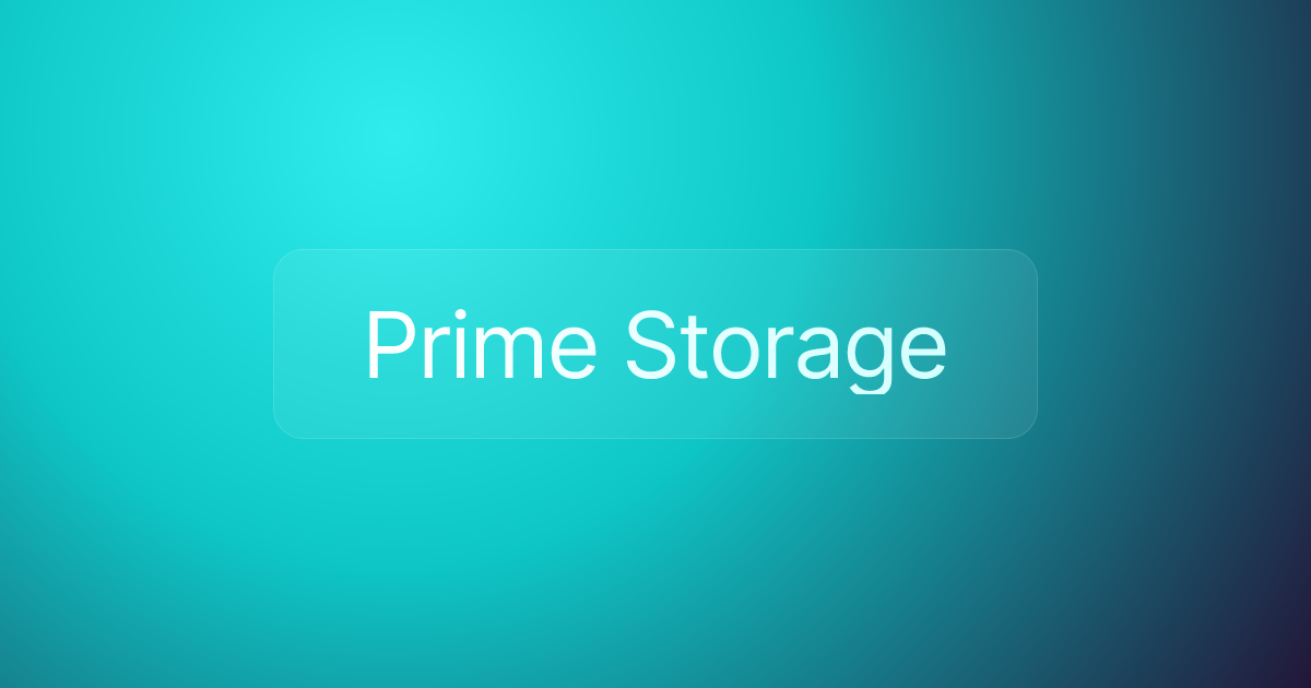 Prime Storage