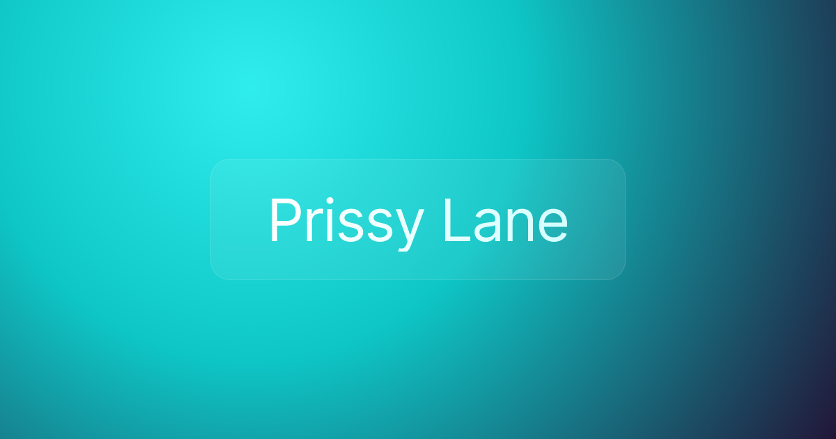 Prissy Lane