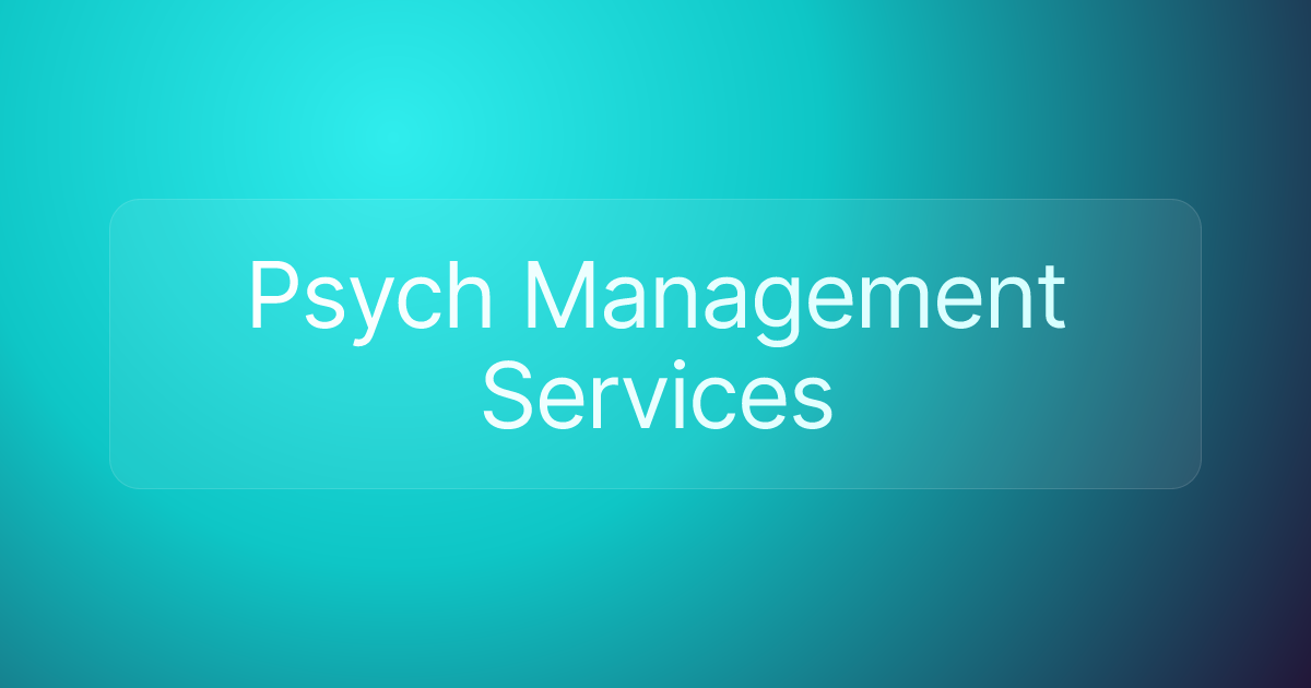 Psych Management Services