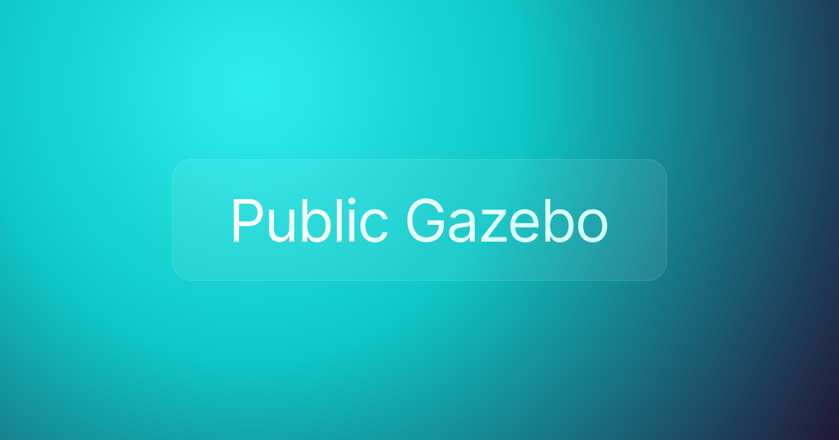 Public Gazebo