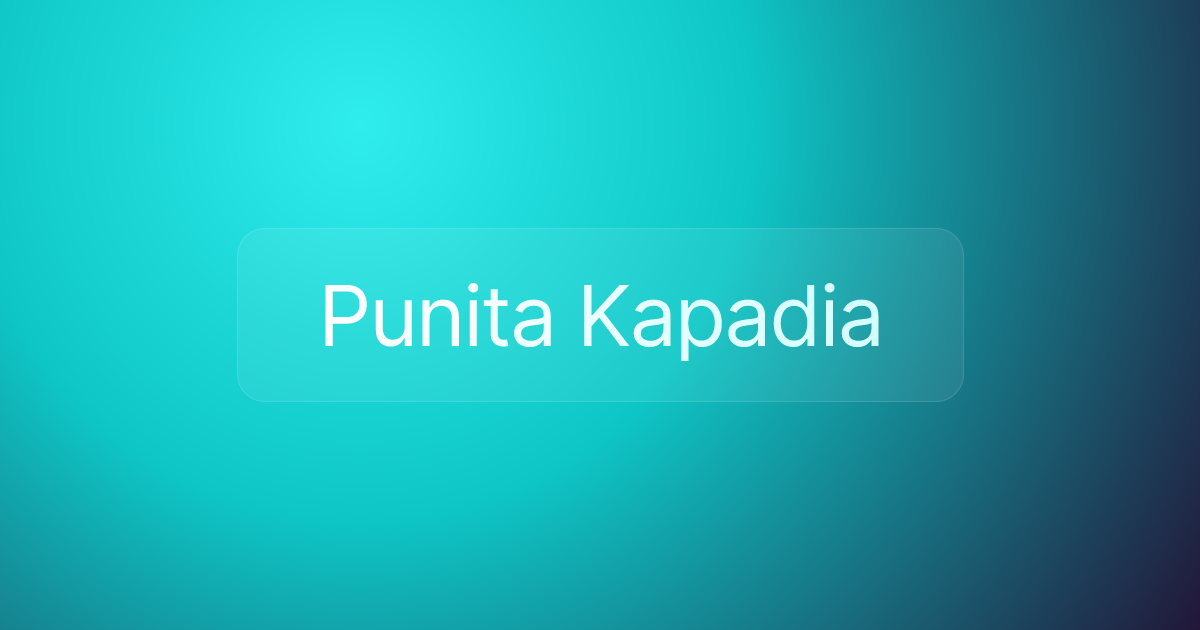 Punita Kapadia
