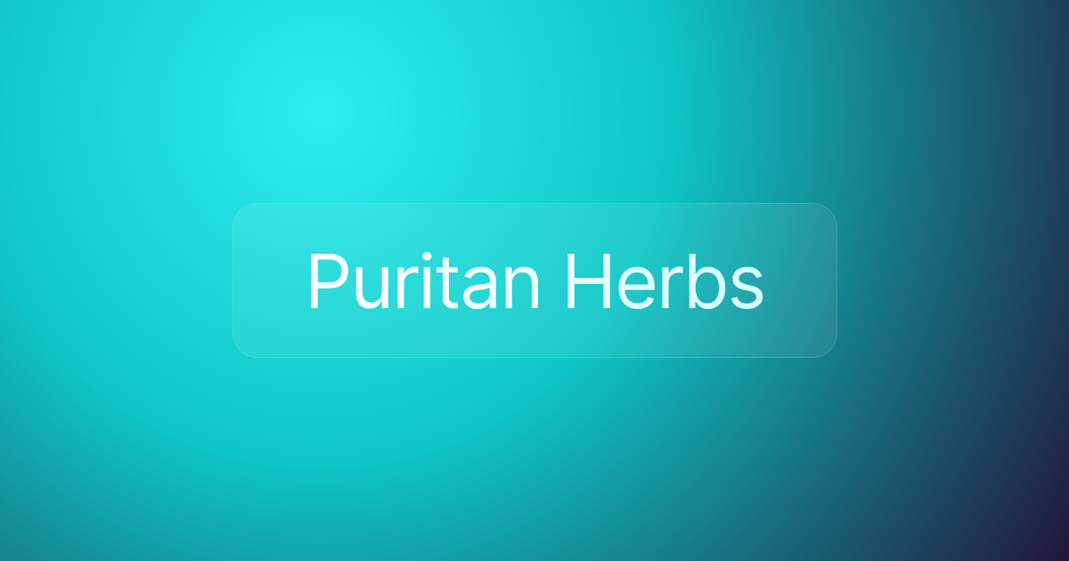 Puritan Herbs
