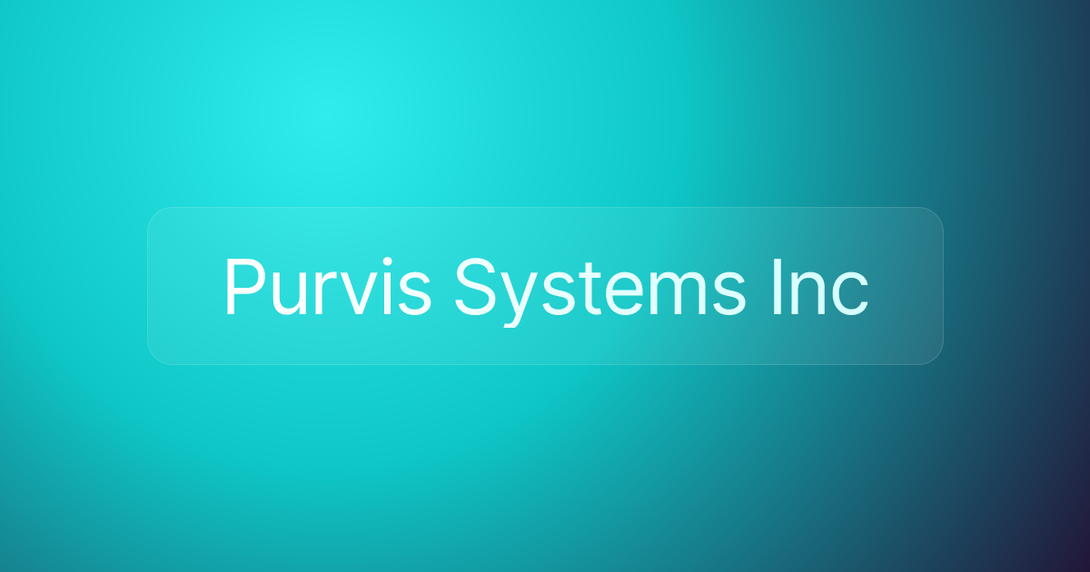Purvis Systems Inc