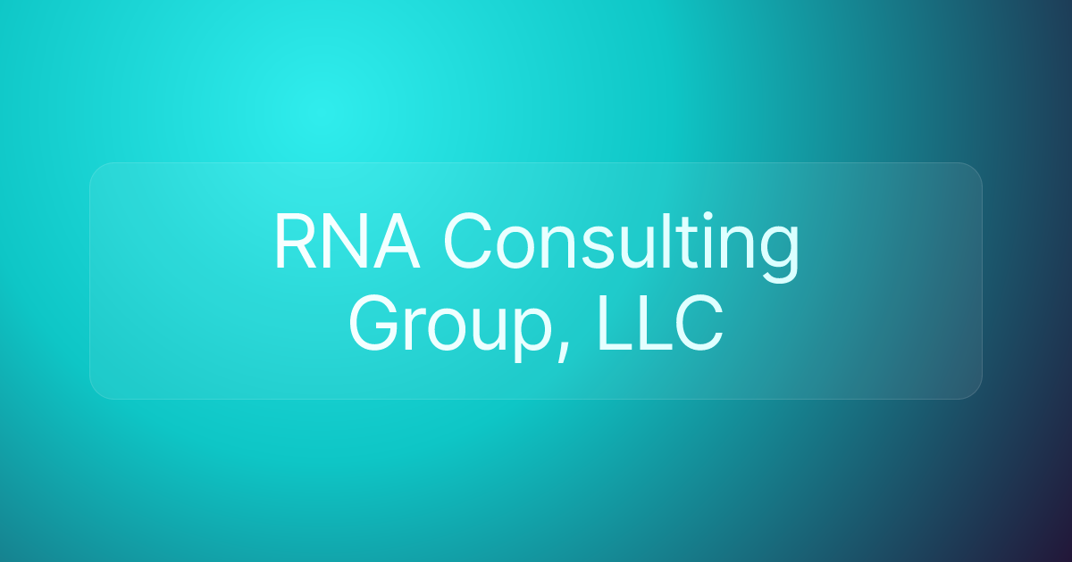 RNA Consulting Group, LLC