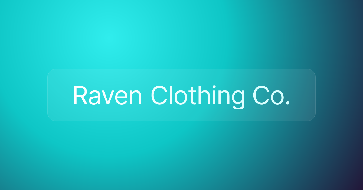 Raven Clothing Co.
