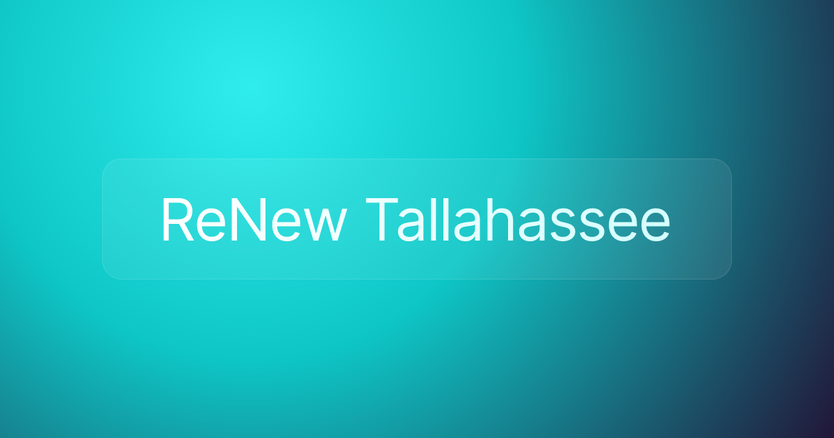 ReNew Tallahassee