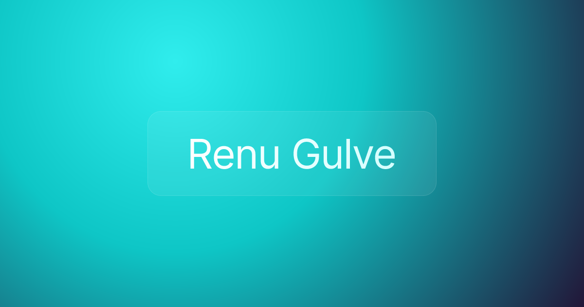 Renu Gulve