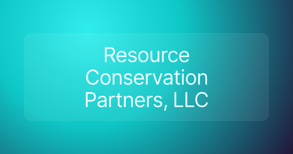Resource Conservation Partners, LLC