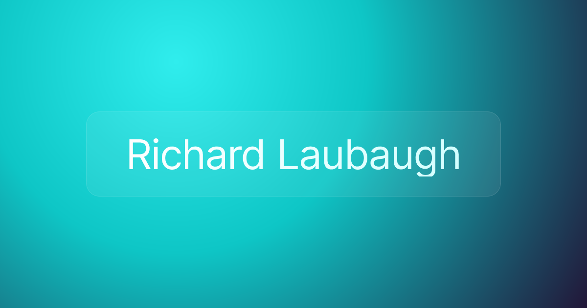 Richard Laubaugh