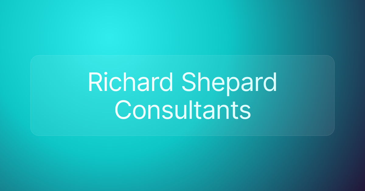 Richard Shepard Consultants