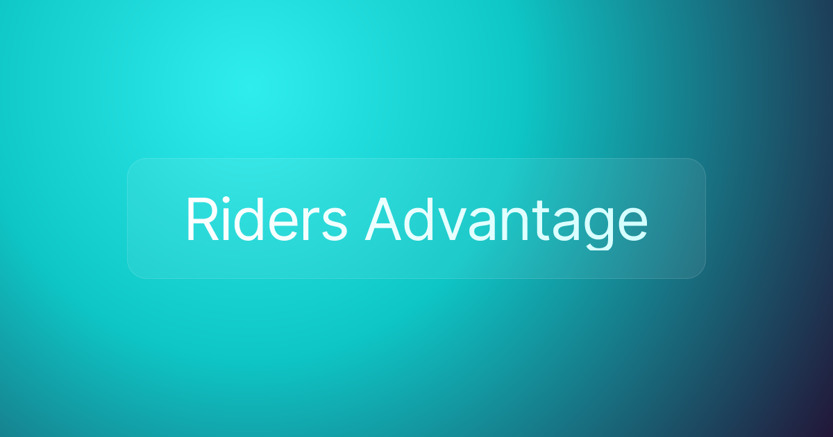 Riders Advantage