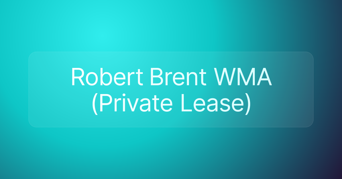 Robert Brent WMA (Private Lease)