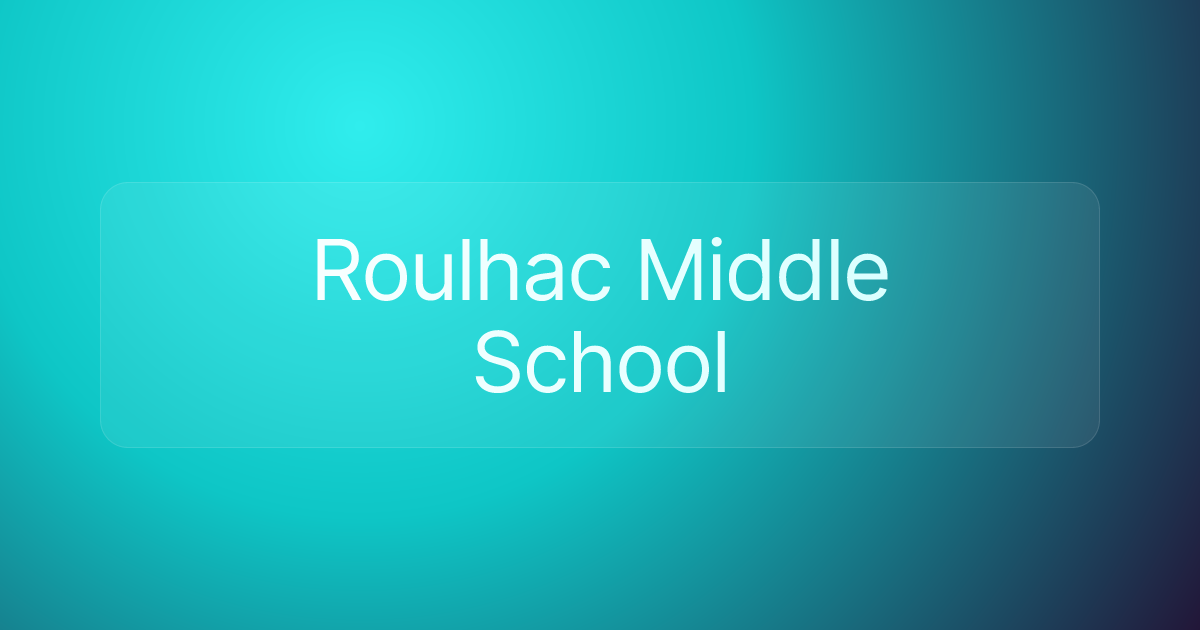 Roulhac Middle School