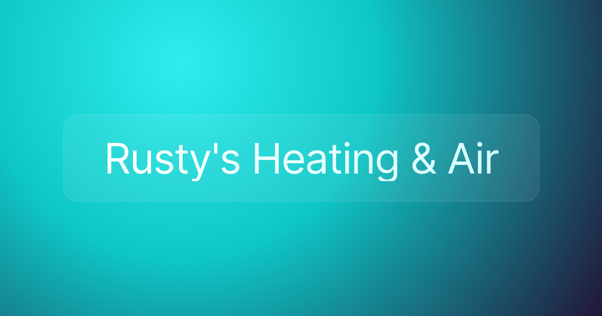Rusty's Heating & Air
