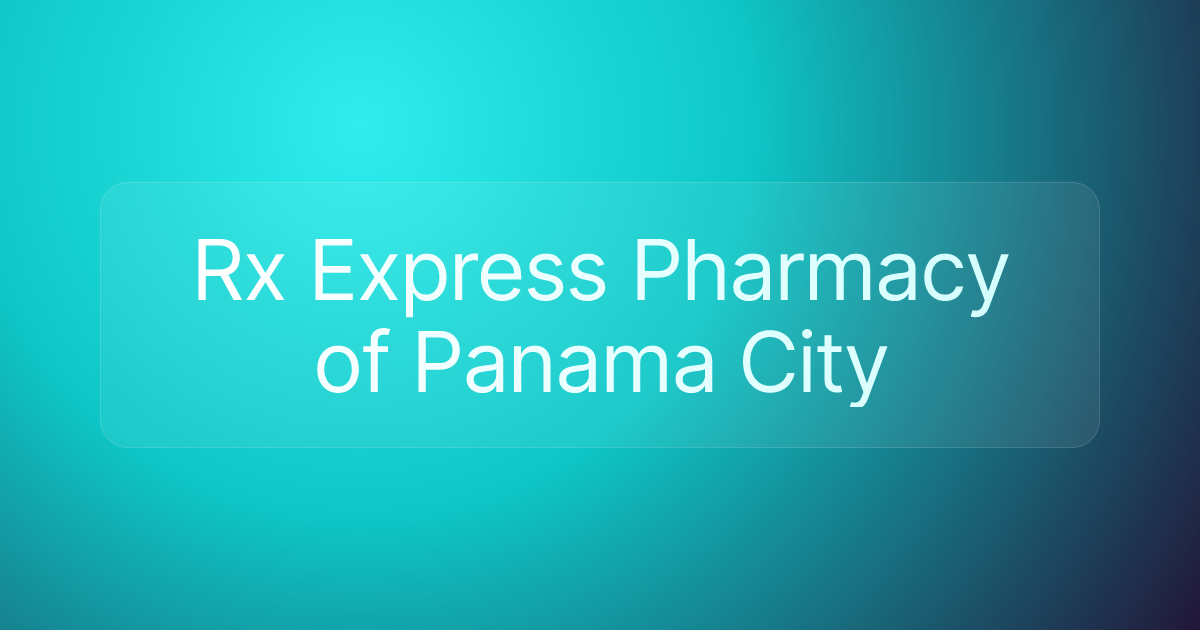 Rx Express Pharmacy of Panama City