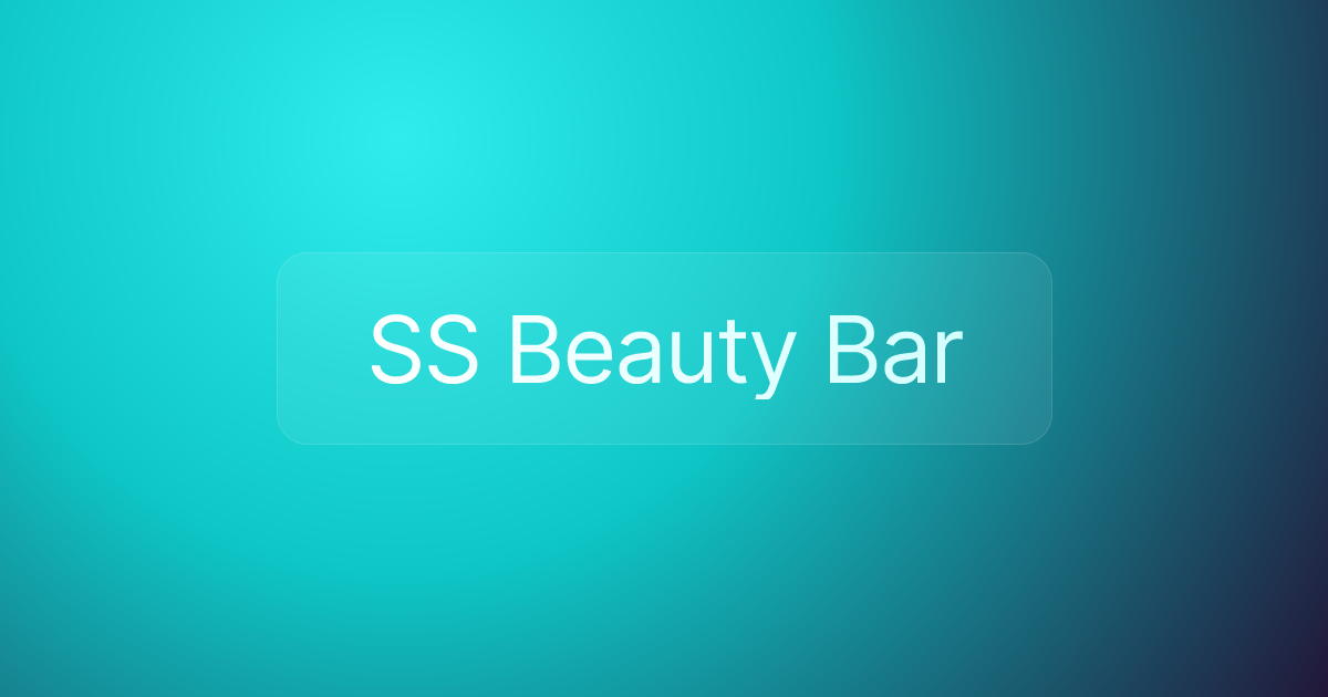 SS Beauty Bar