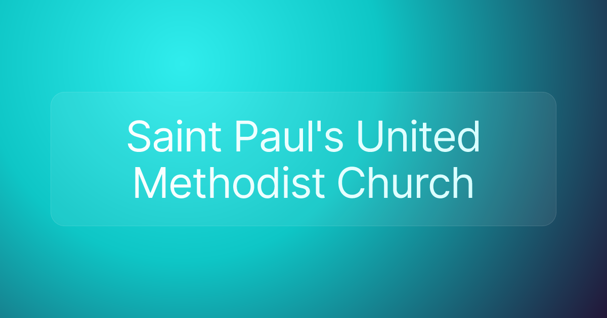 Saint Paul's United Methodist Church