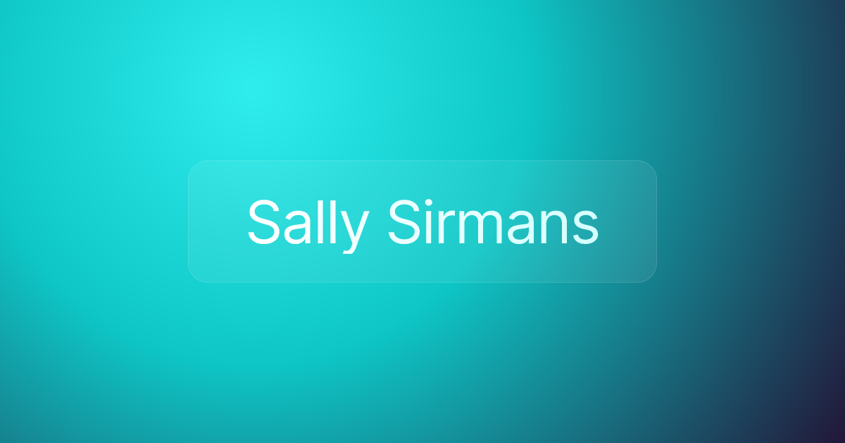 Sally Sirmans