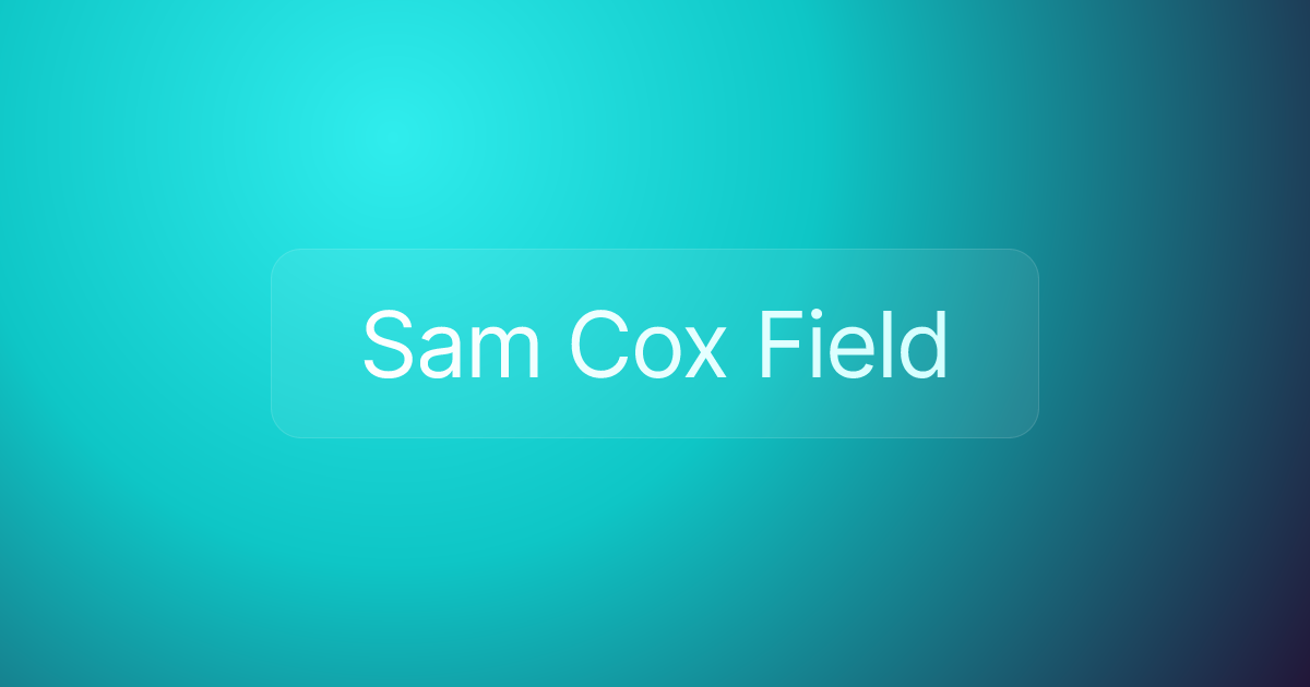 Sam Cox Field