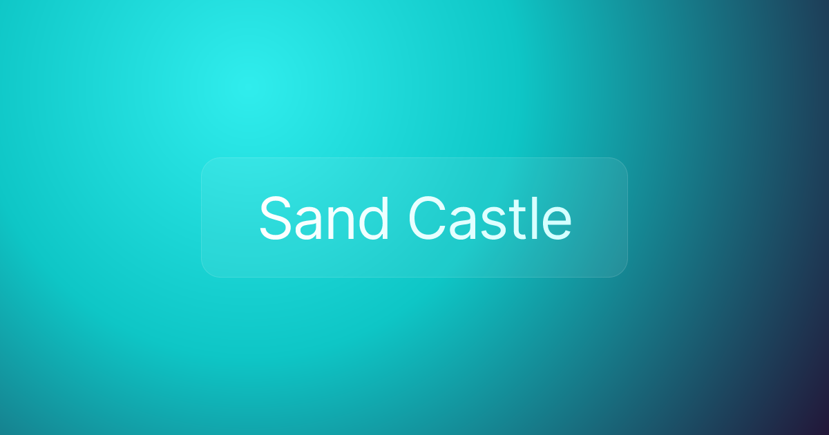 Sand Castle