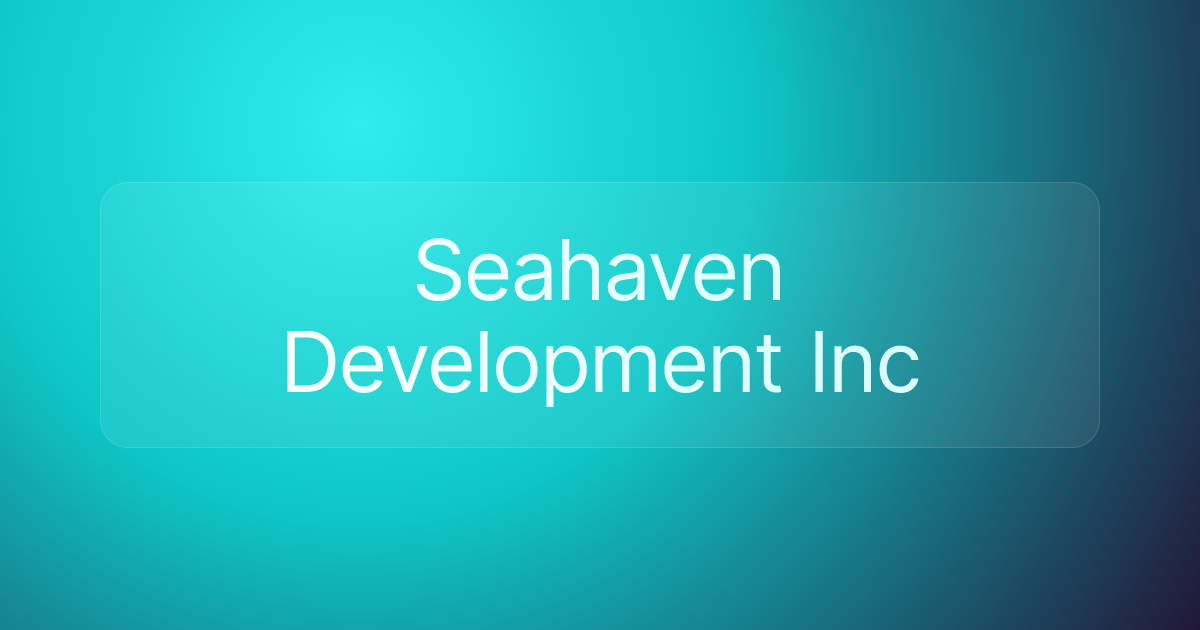 Seahaven Development Inc