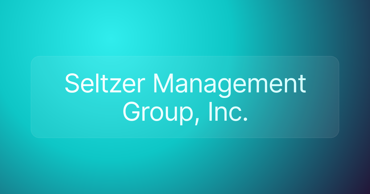 Seltzer Management Group, Inc.