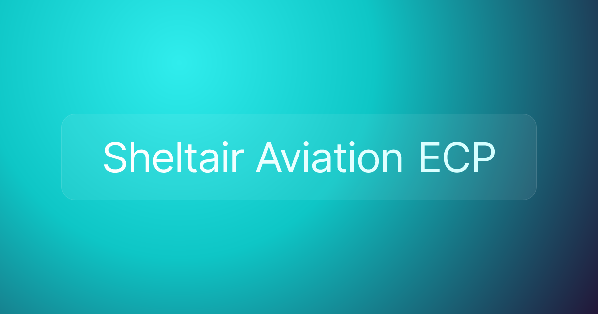 Sheltair Aviation ECP