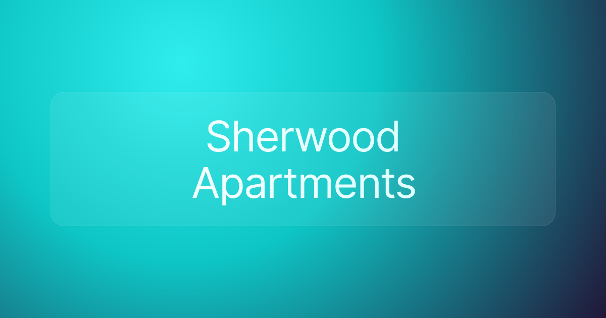 Sherwood Apartments