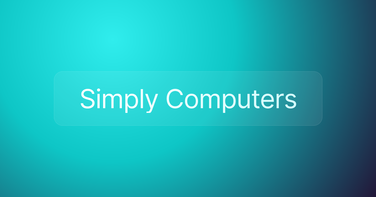 Simply Computers