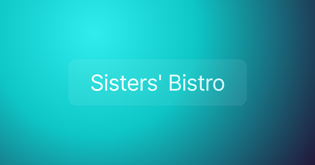 Sisters' Bistro