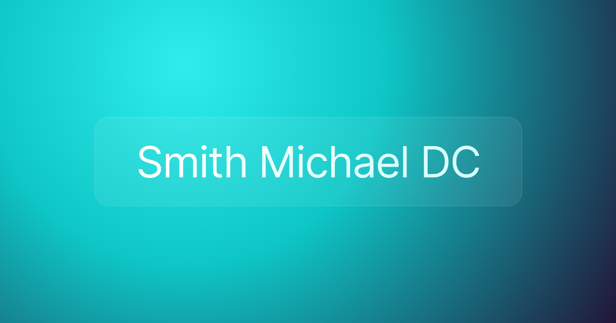 Smith Michael DC