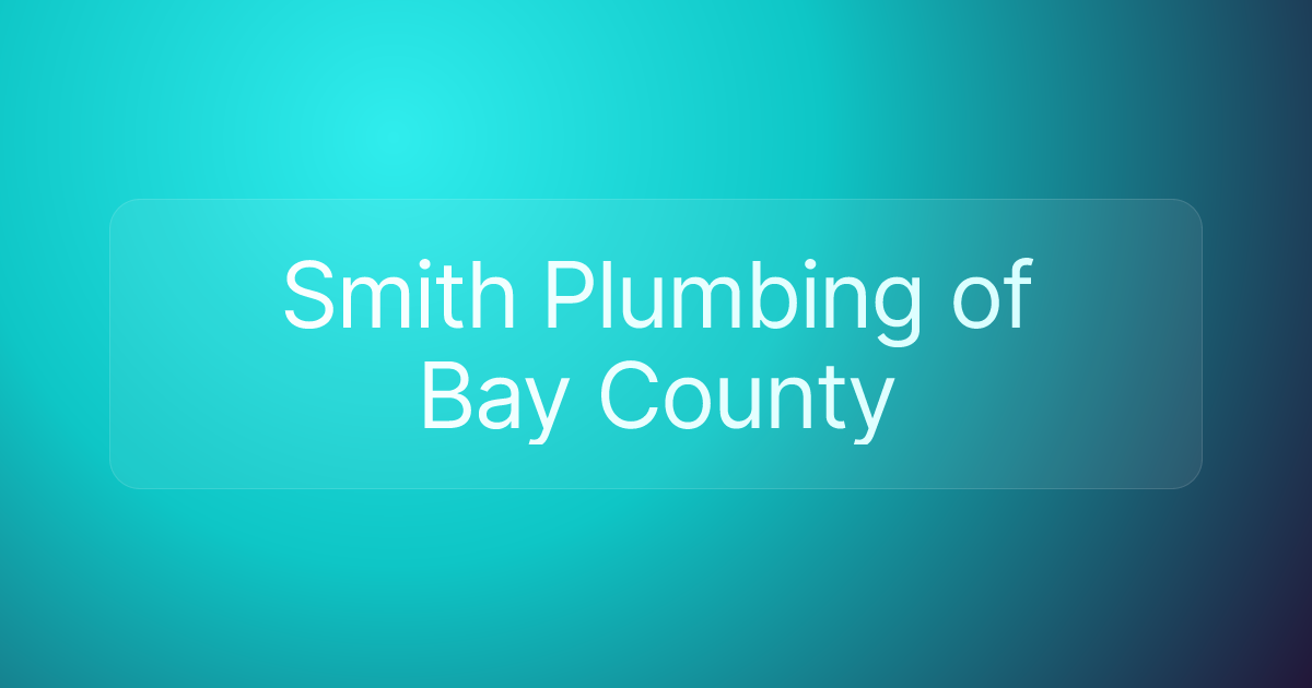 Smith Plumbing of Bay County