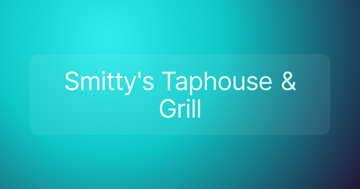 Smitty's Taphouse & Grill