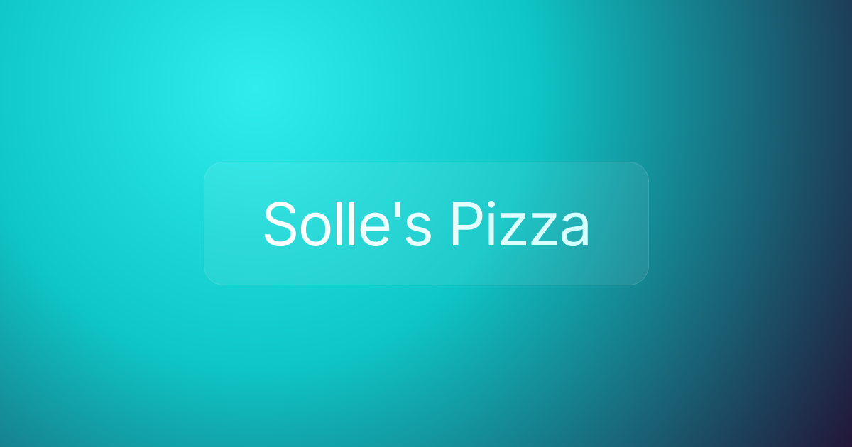 Solle's Pizza