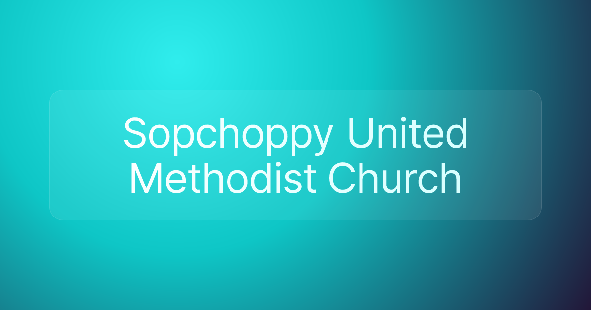 Sopchoppy United Methodist Church