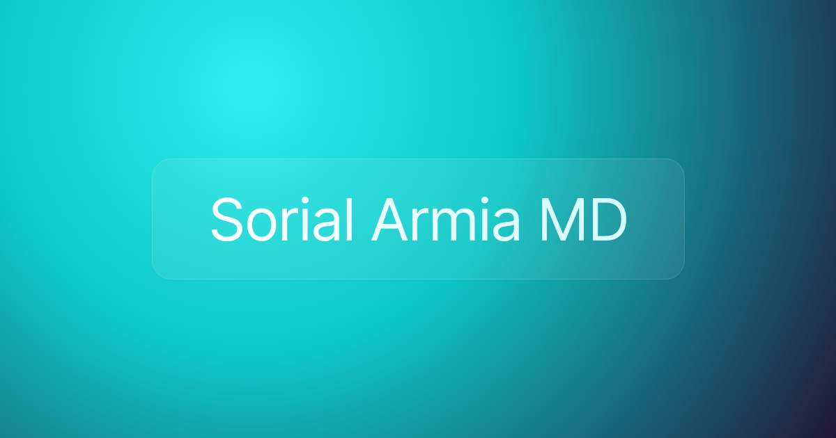 Sorial Armia MD