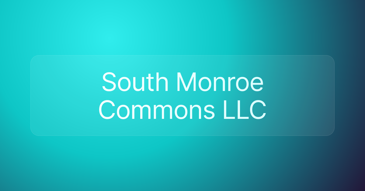 South Monroe Commons LLC