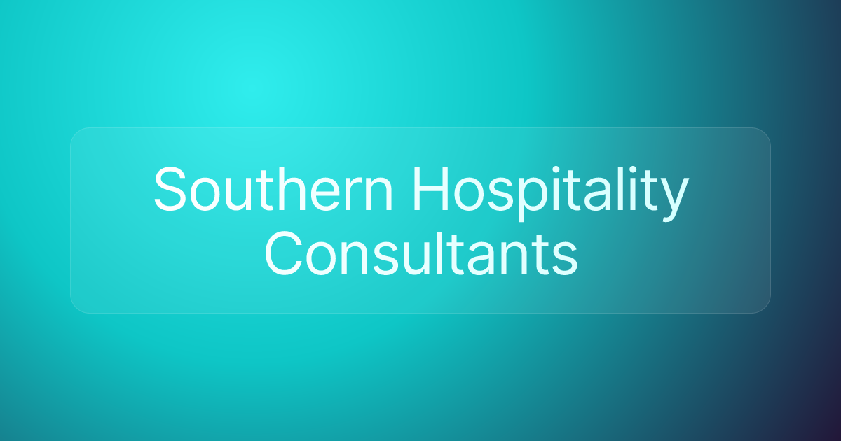 Southern Hospitality Consultants