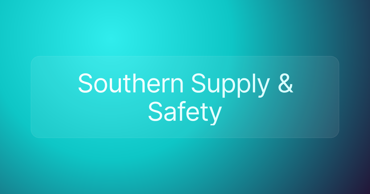 Southern Supply & Safety
