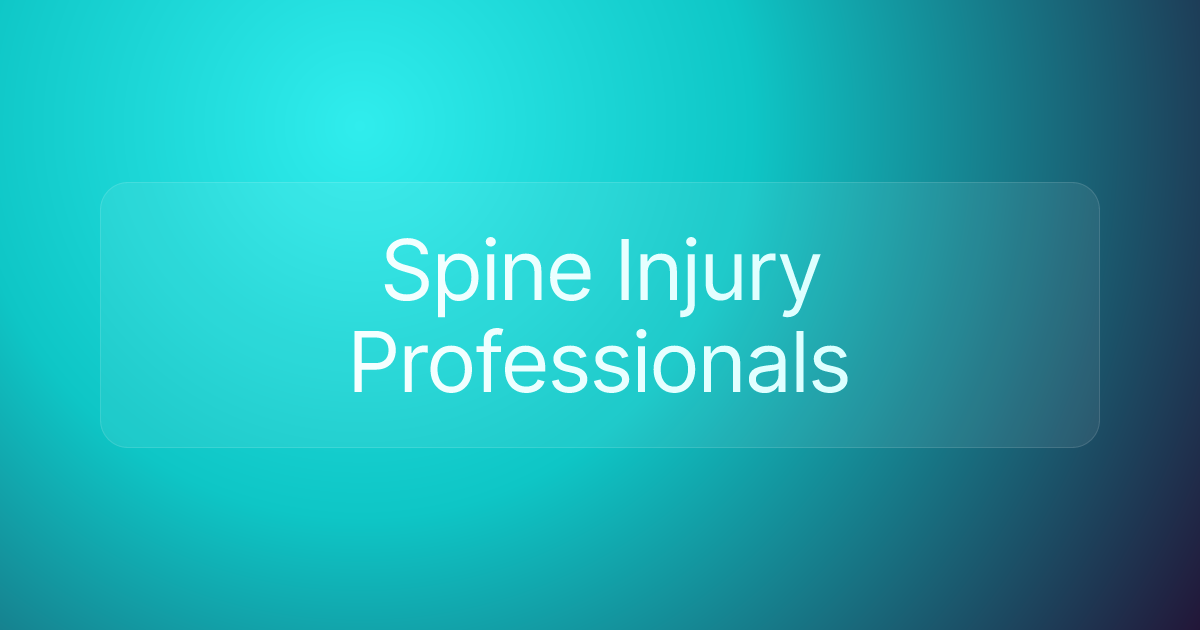 Spine Injury Professionals