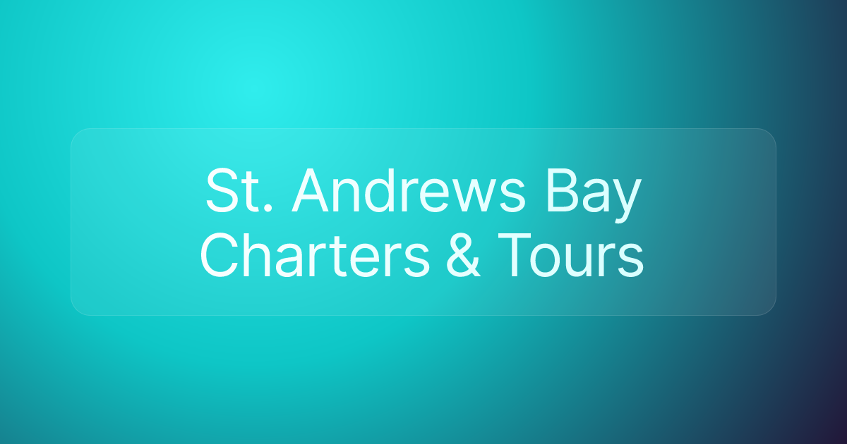 St. Andrews Bay Charters & Tours