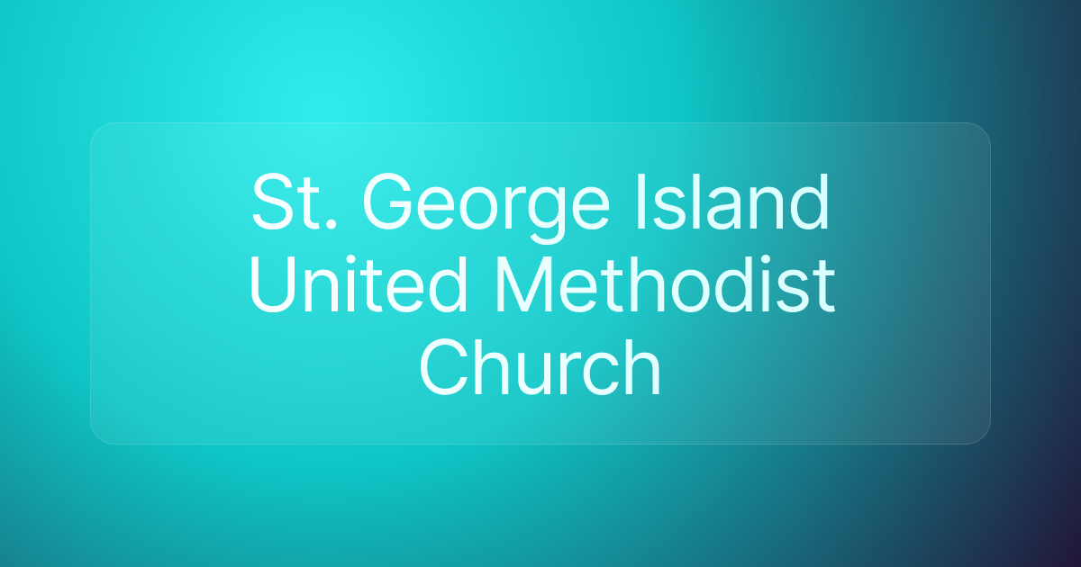St. George Island United Methodist Church
