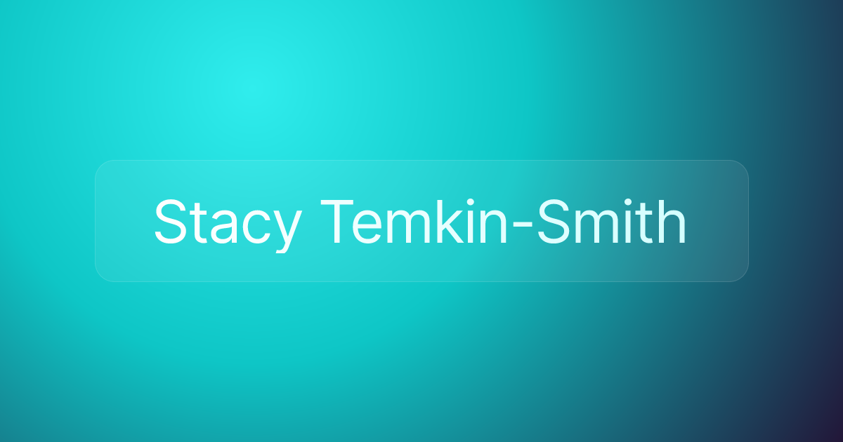 Stacy Temkin-Smith