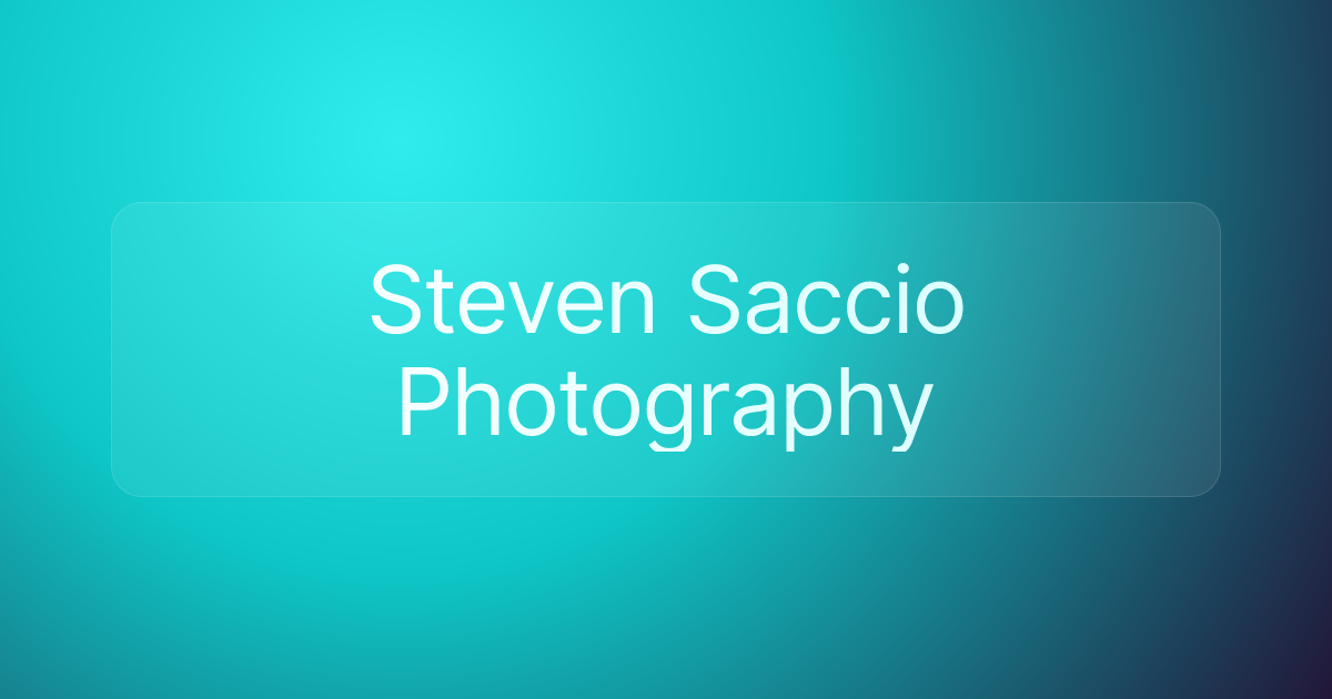 Steven Saccio Photography