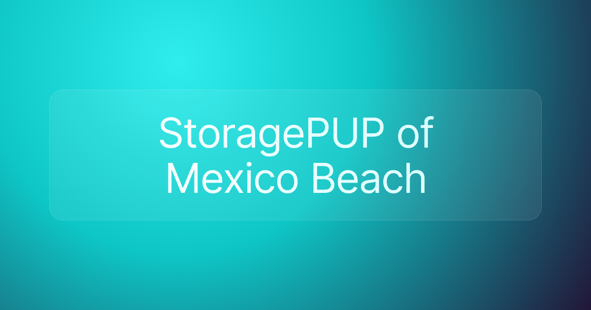 StoragePUP of Mexico Beach