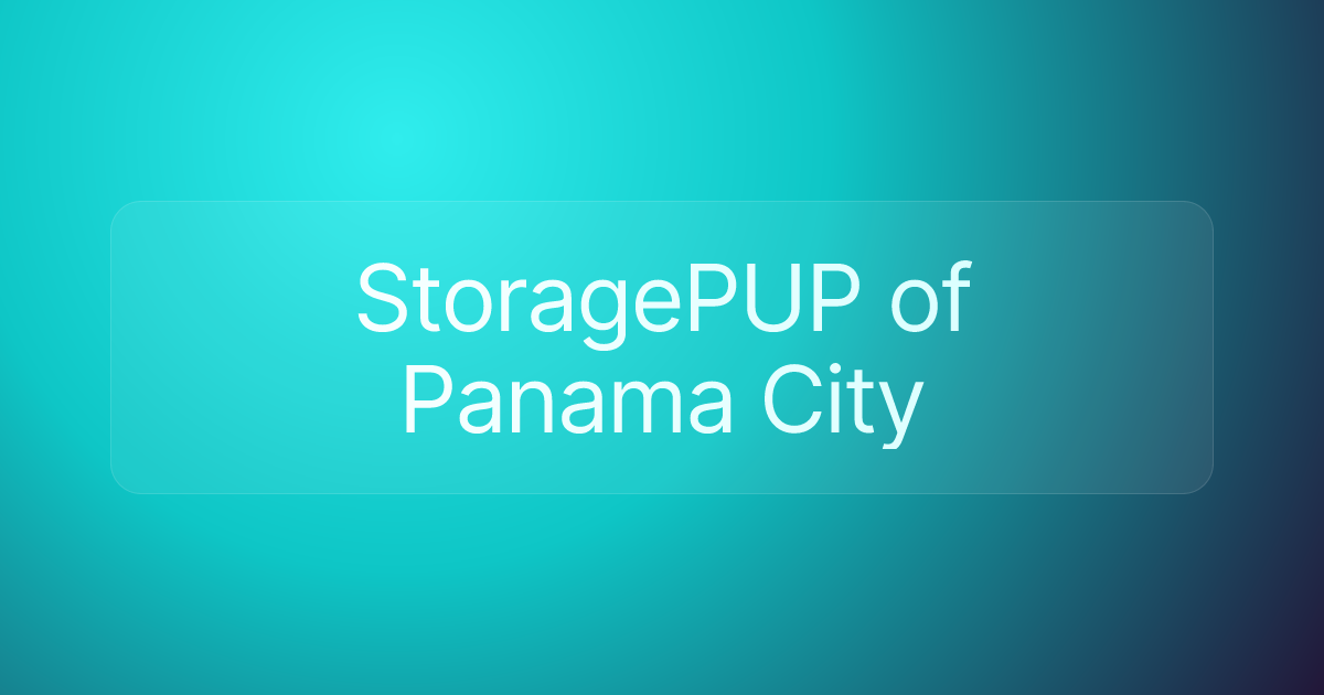 StoragePUP of Panama City