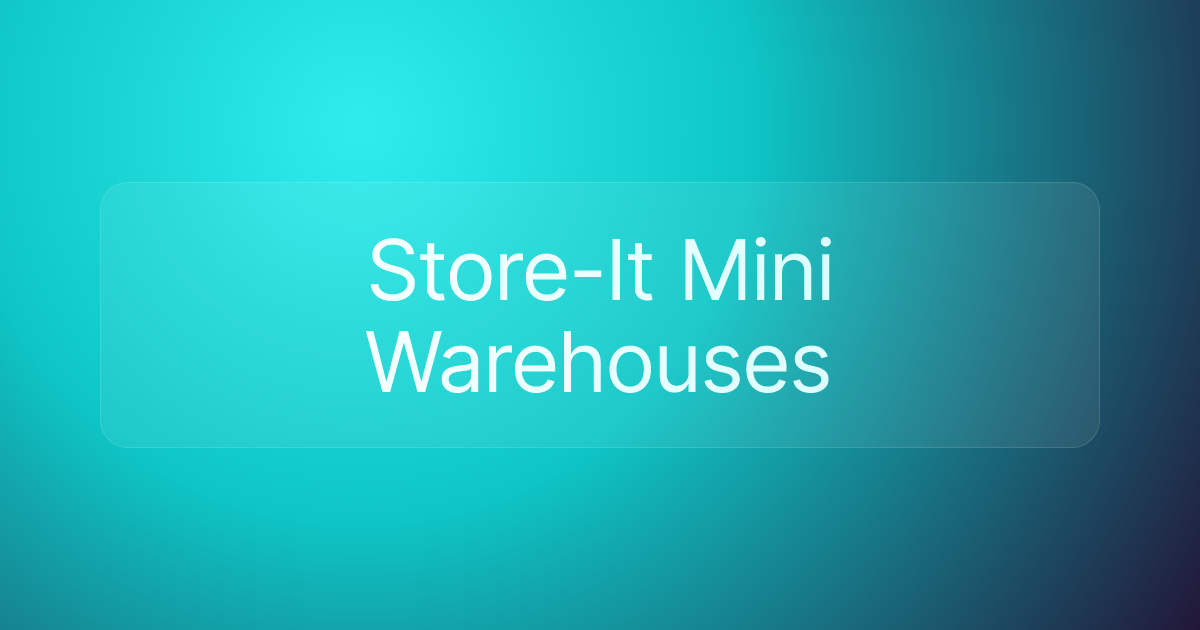 Store-It Mini Warehouses